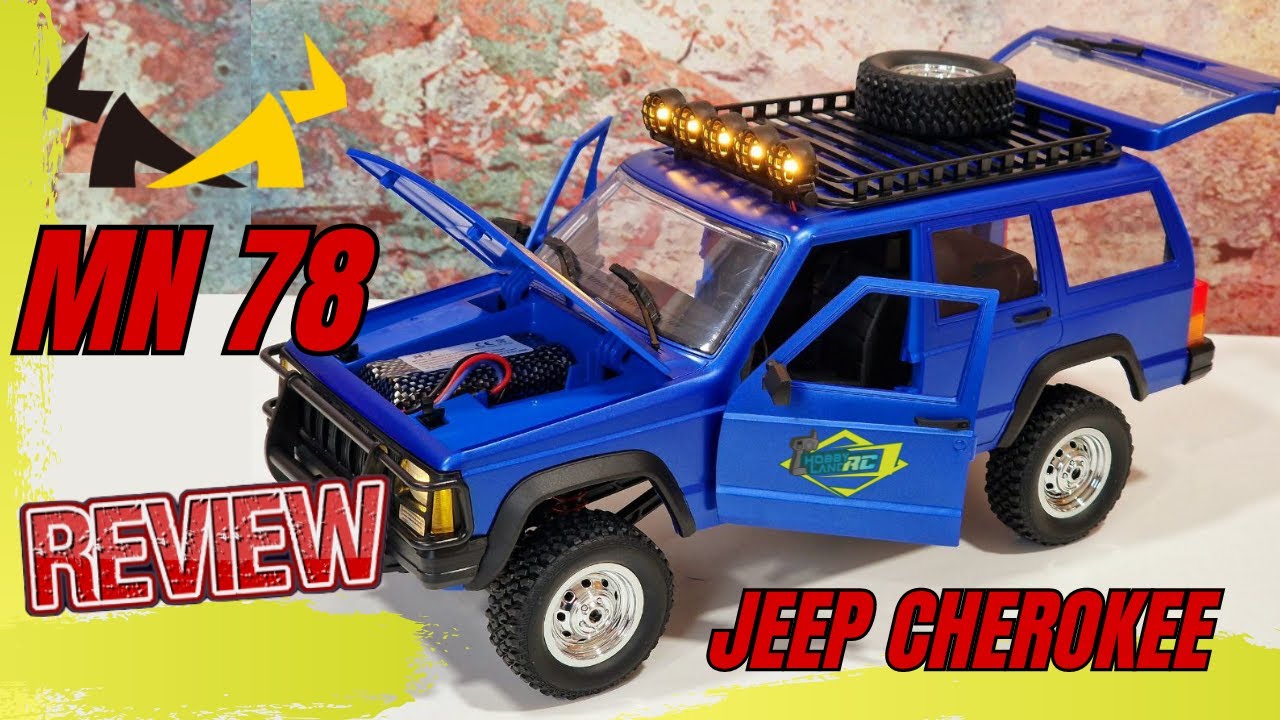 🔰Crawler RC economico🔰 MN 78 Jeep Cherokee Unboxing & Review español