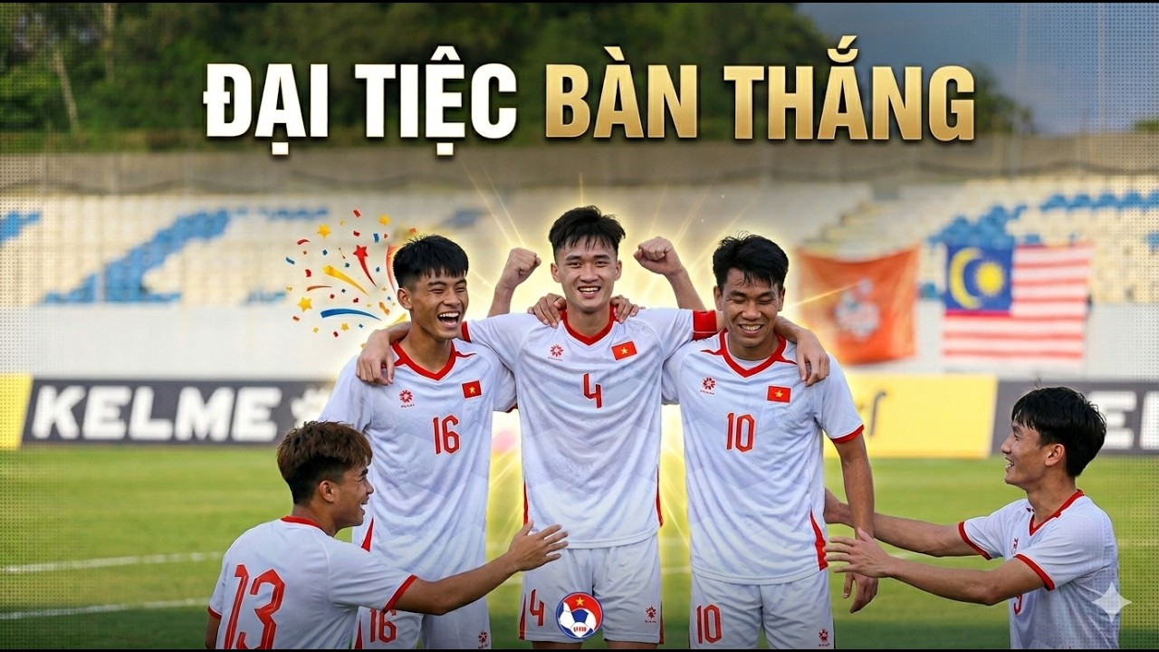 Chưa hết sức, U17 Việt Nam đ&atilde; đại thắng Timor Leste 10-0: Một đội b&oacute;ng sẵn s&agrave;ng mọi cuộc chinh phục!