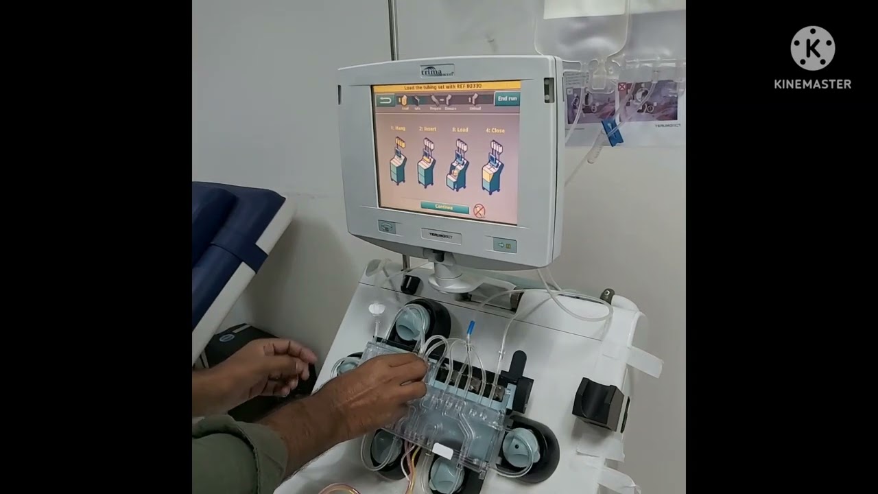 Apheresis Platelet "Trima Accel"  @Automated Blood Collection system; Kit setup
