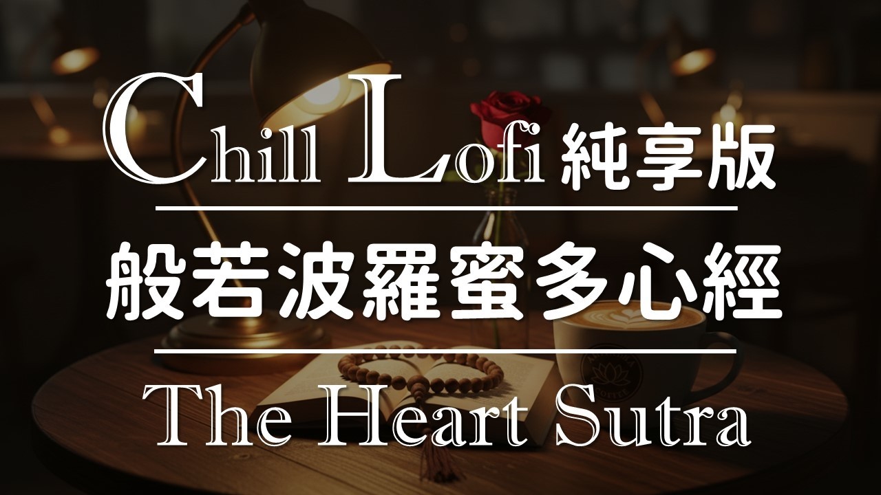 🎵Chill Lofi x 般若波羅蜜多心經 v.1｜ 🎧工作讀書 x 咖啡廳音樂☕ ✨Chill Lofi relax music ❤️The Heart Sutra 能除一切苦 真實不虛☘️✨