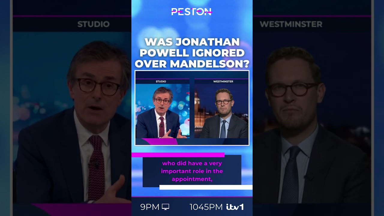 Was Jonathan Powell Ignored Over Mandelson? #Peston