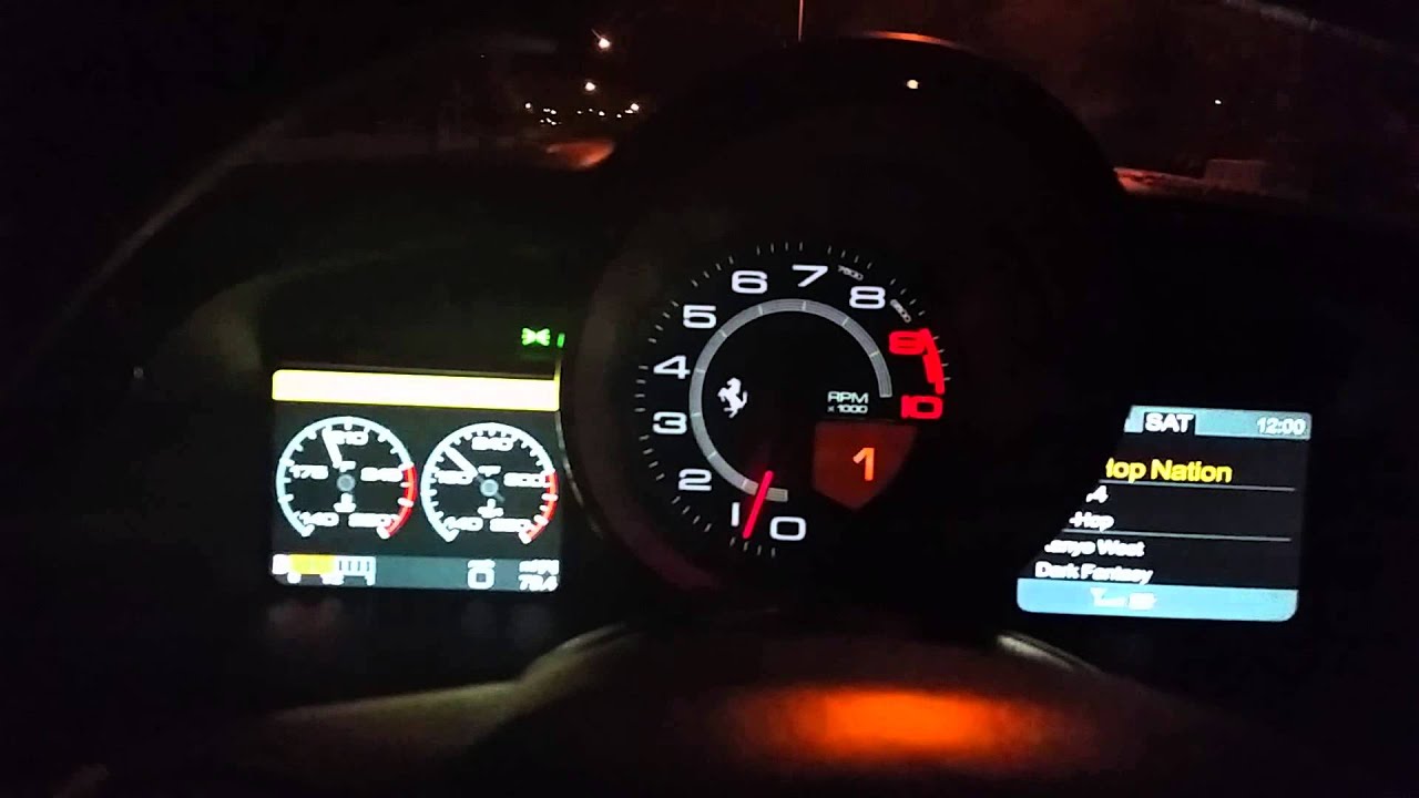 FERRARI 458 ITALIA 0-60 RACE MODE