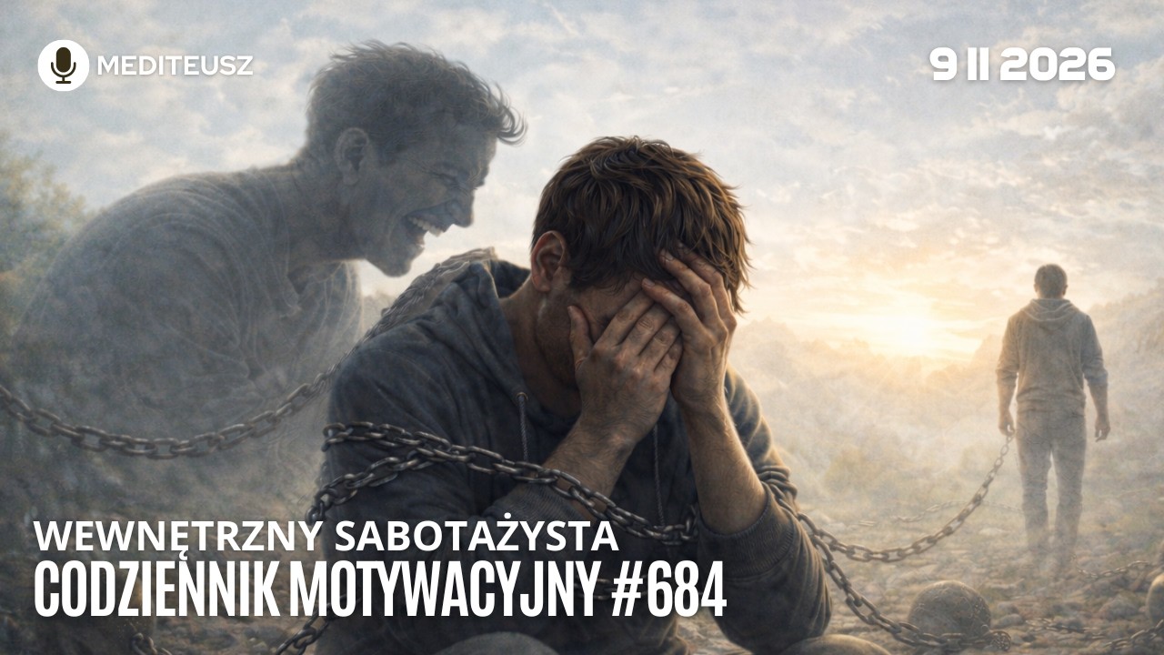 CODZIENNIK MOTYWACYJNY #684 9 II 2026  WEWNĘTRZNY SABOTAŻYSTA.....