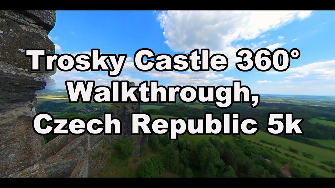 Trosky Castle 360° Walkthrough, Czech Republic 5k