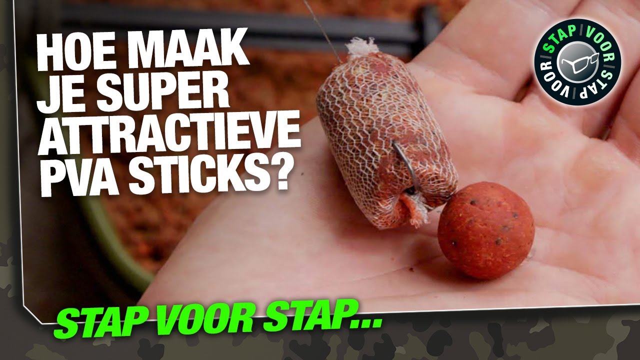 Hoe maak je PVA Sticks voor het karpervissen? - Stap voor stap uitgelegd
