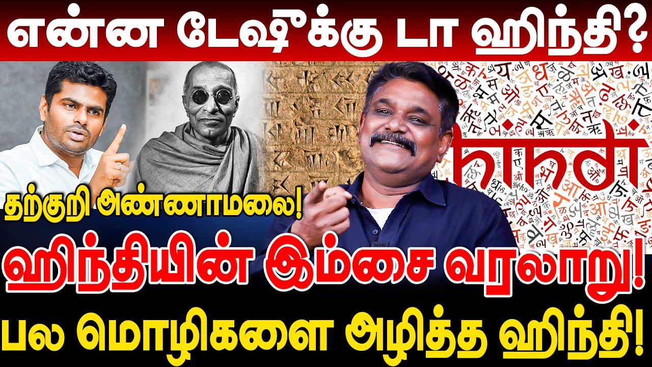 என்ன டேஷுக்கு டா ஹிந்தி? ஹிந்தியின் இம்சை வரலாறு! krishnavel interview hindi history