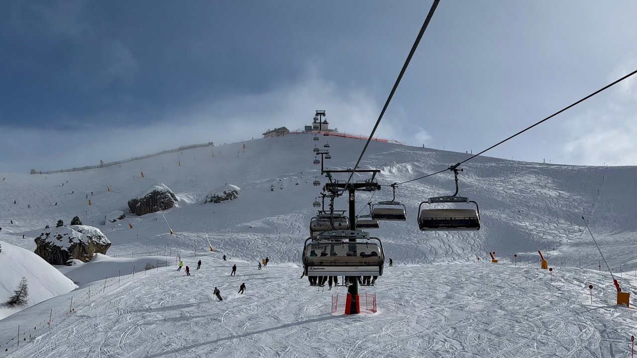 Dolomites, decent snow fall of this winter