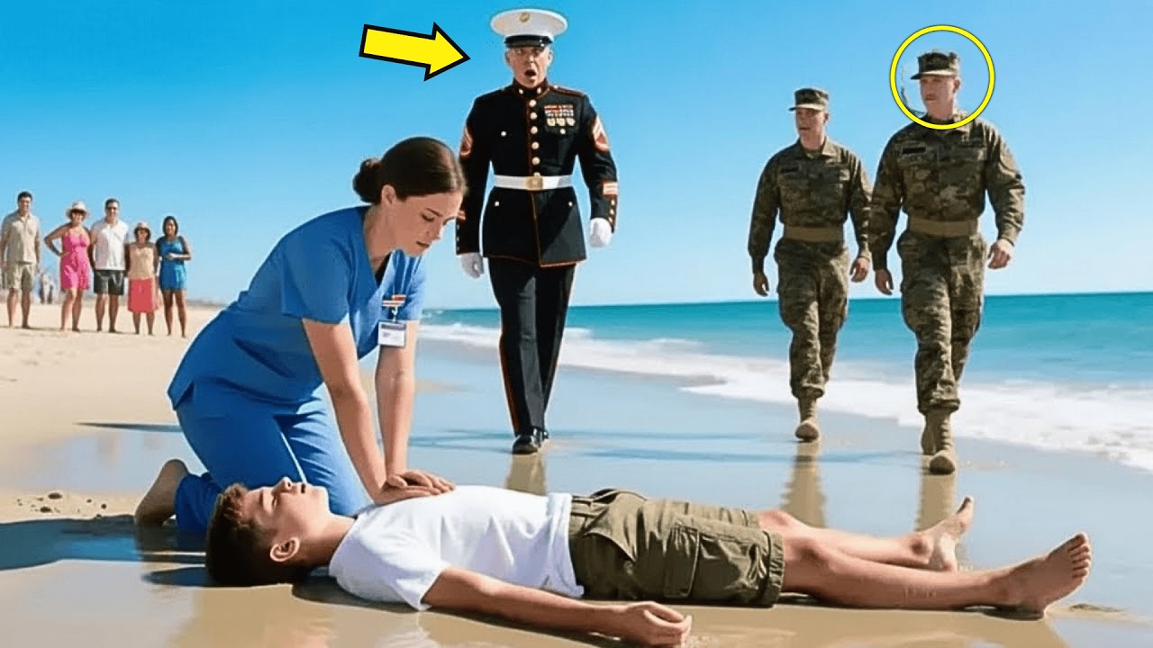 Sairaanhoitaja pelasti kuolevan pojan rannalla – hänen isänsä oli merijalkaväen kenraali
