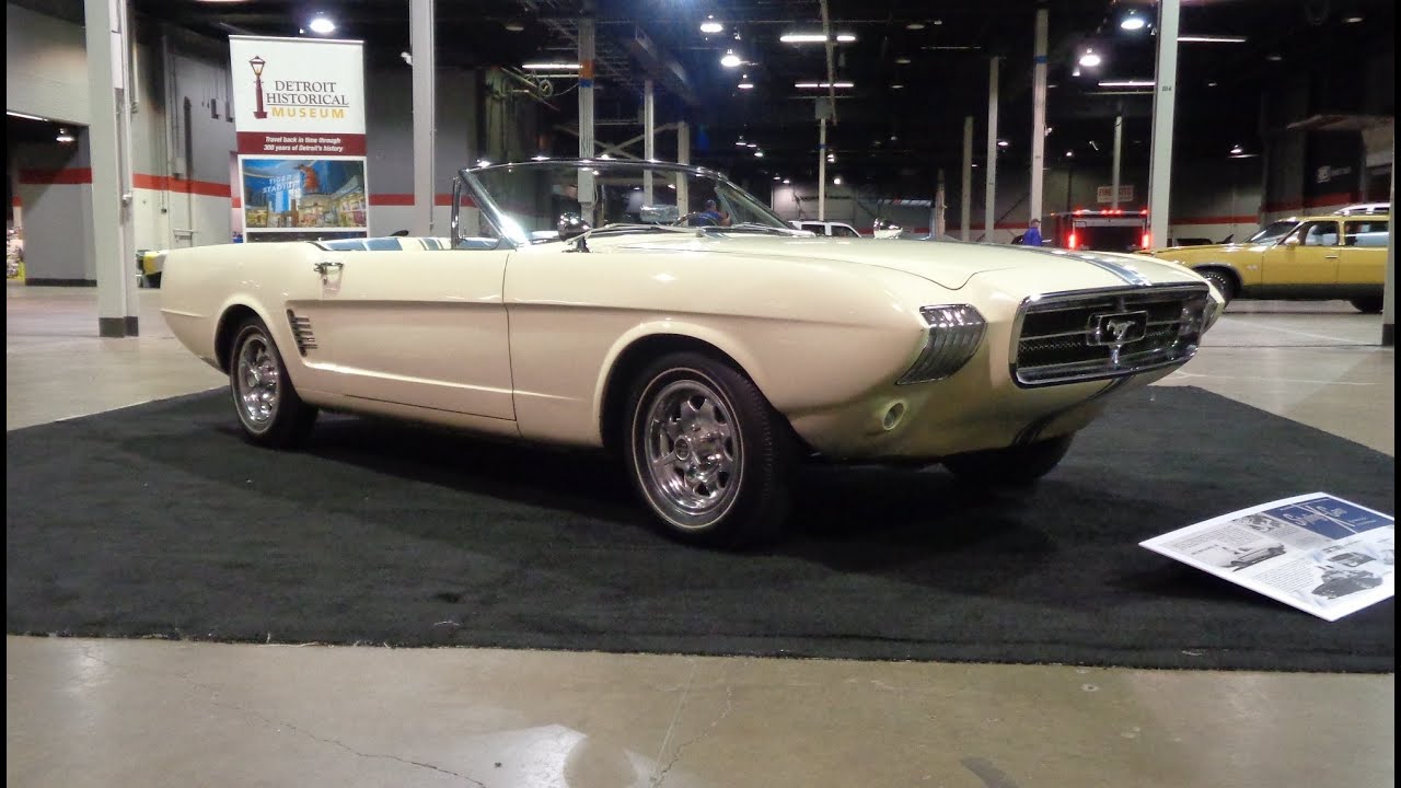 1963 Ford Mustang II Concept Prototype Convertible & Engine Sounds - My Car Story with Lou Costabile