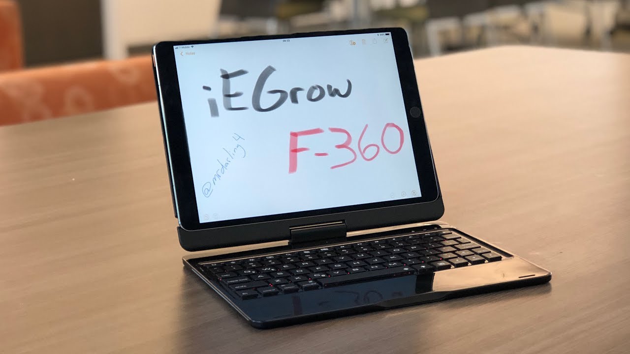 iEGrow - F-360 iPad Pro 10.5 Bluetooth Keyboard Case