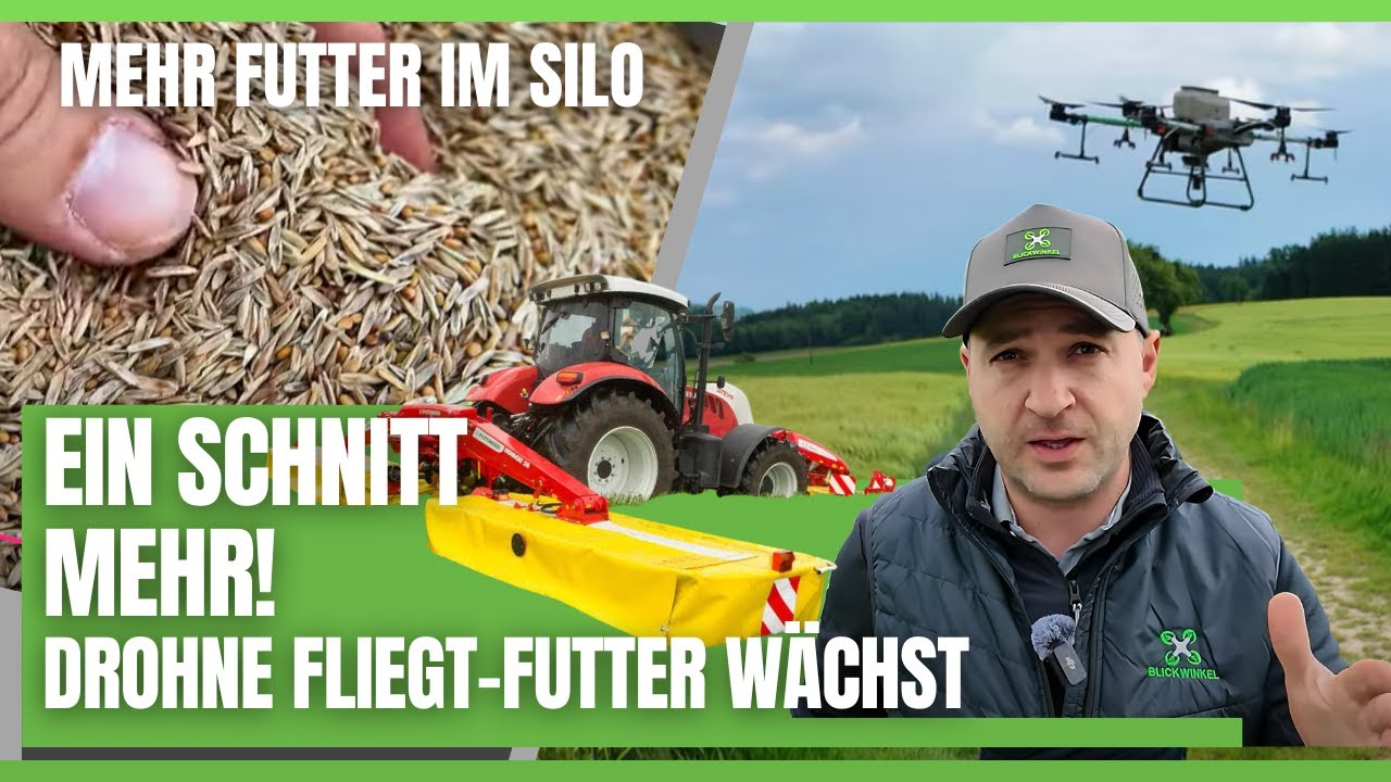 Feldfutter sichern mit der Drohne – So einfach kann’s gehen!