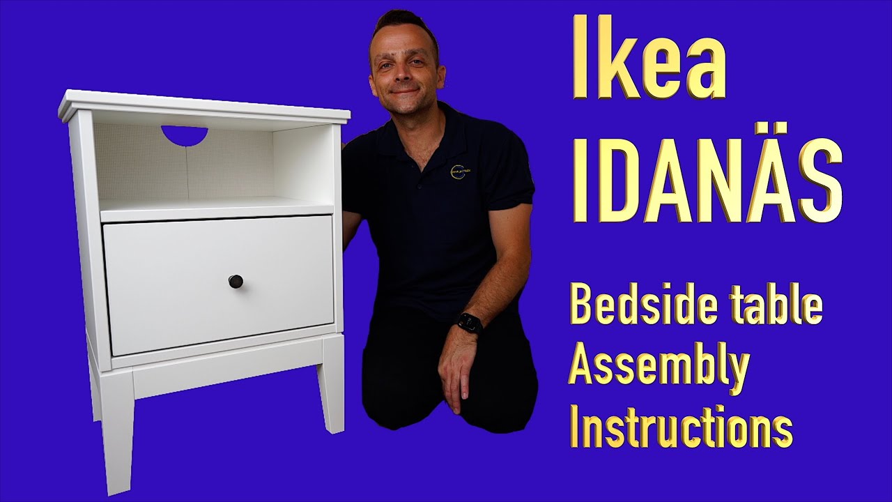 Ikea IDAN&Auml;S Bedside table Assembly Instructions, Effortless Assembly Ikea IDAN&Auml;S Step-by-Step Guide