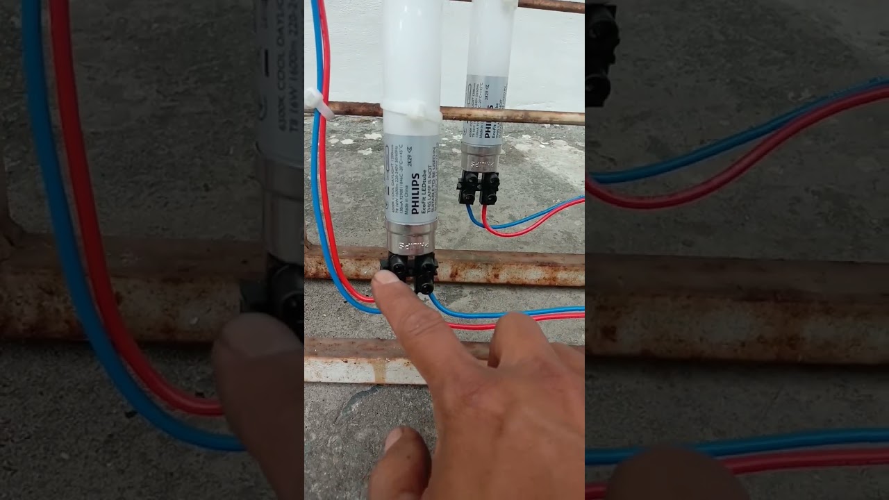 Cara menyambung lampu TL LED