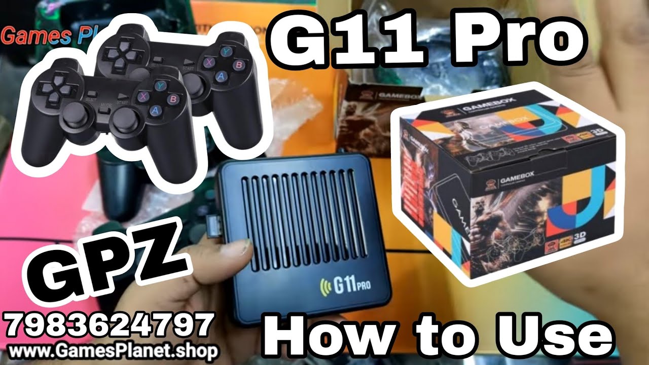Gamebox G11 Pro Connection Guidance Tutorial video 