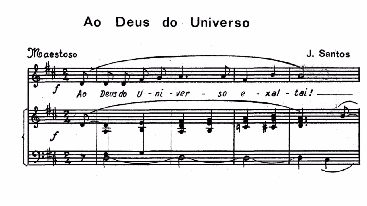 Ao Deus do Universo J  Santos