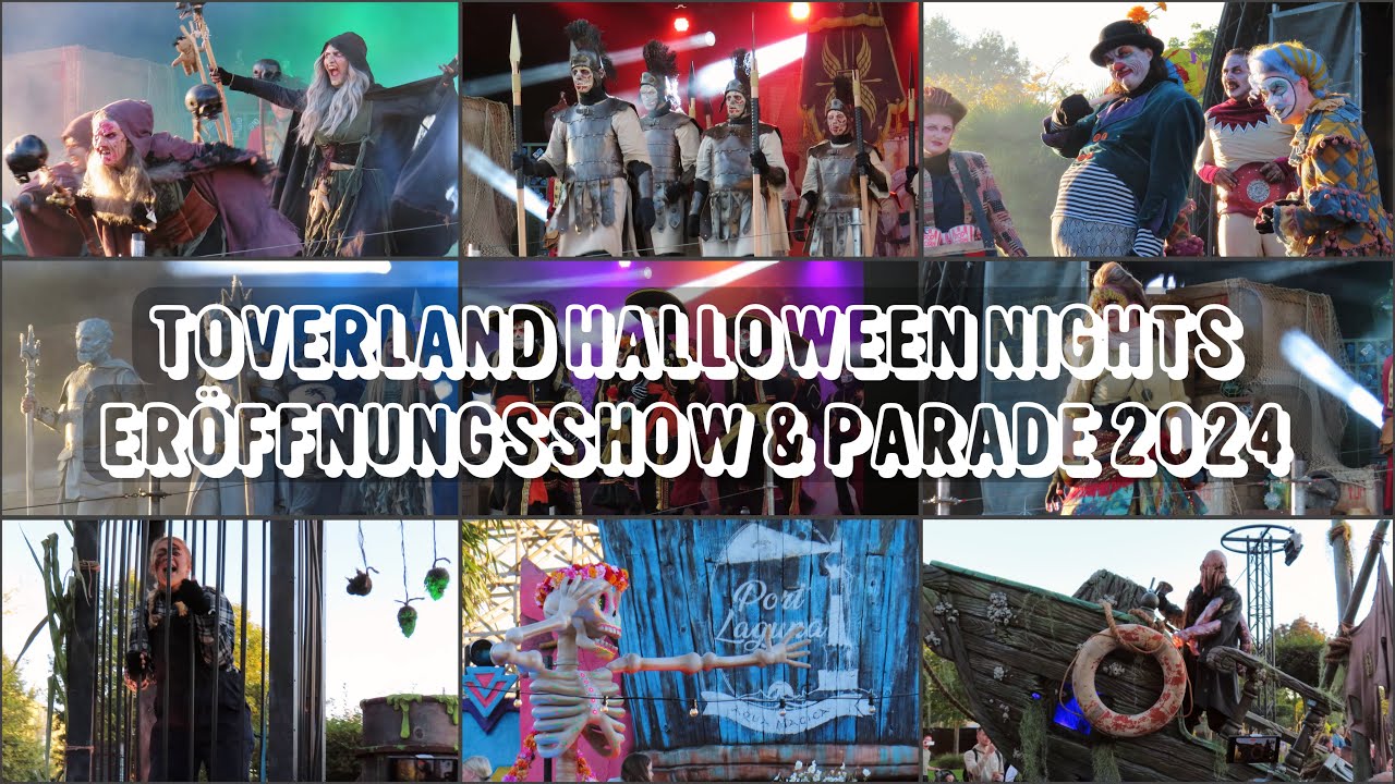 Parade Toverland Halloween Nights 2024 👻I Monster Parade mit den neuen Paradewagen (05.10.2024) [4K]