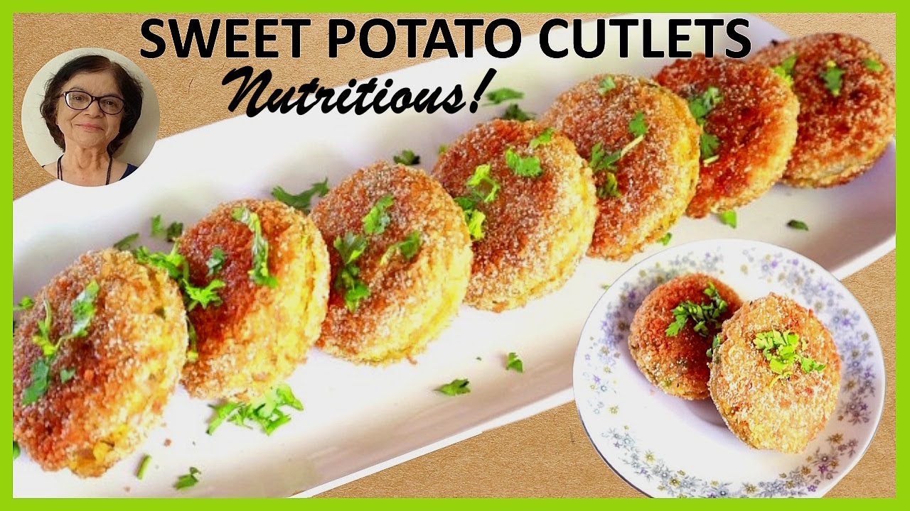 High Fibre Veg Cutlet With Sweet Potato /Tikki / How to make sweet potato cutlets