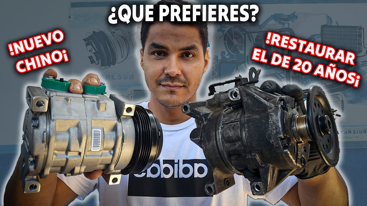 Reconstrucción de un Compresor de Aire Acondicionado Toyota Yaris 2005: Calidad vs. Copias Chinas