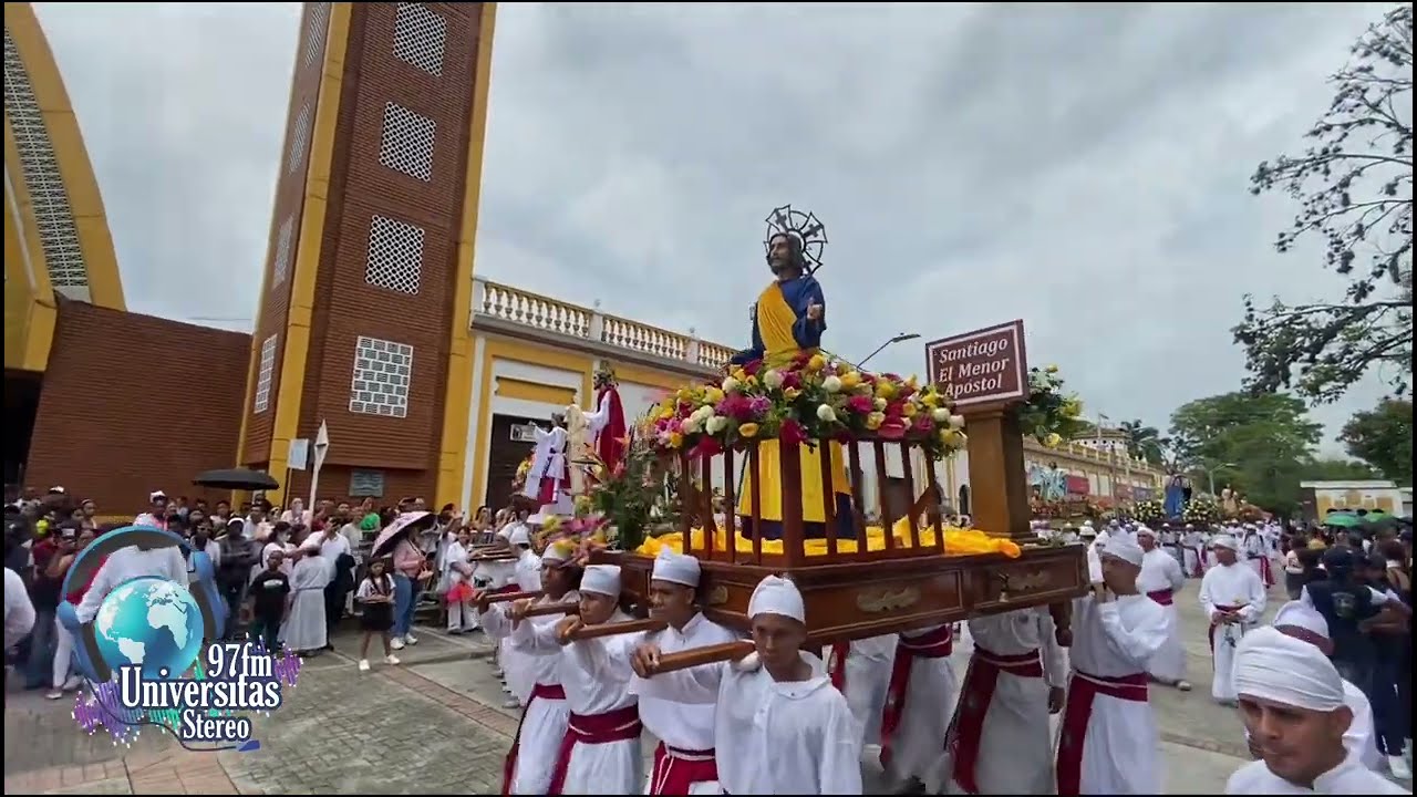 Procesión con Jesús Resucitado El cerrito Valle semana santa 2024