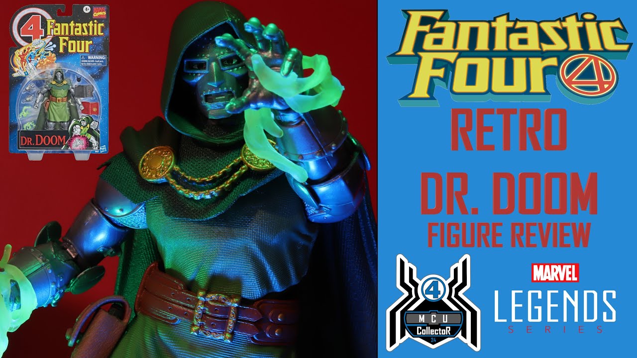Обзор эксклюзивной фигурки Marvel Legends Retro Fantastic Four DOCTOR DOOM Vintage ToyBiz Card