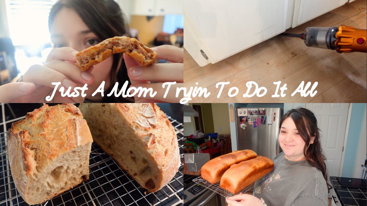 Mom Life: Sourdough, Sandwich Bread & Keeping the Kitchen Clean!