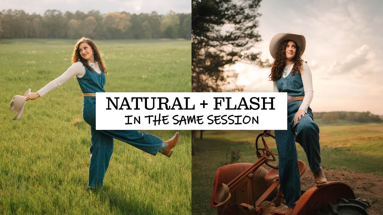 How I photograph using both natural light and flash [BTS]