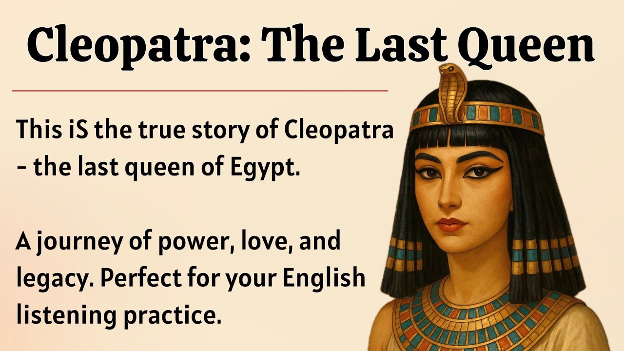 The Powerful Life of CLEOPATRA || Learn English Through Story || Improve Your English Speaking ✅