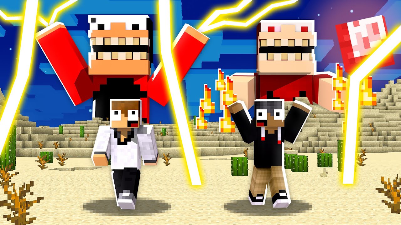Minecraft MAS PAC e MIKE são DEUSES do MAL! 😈⚡