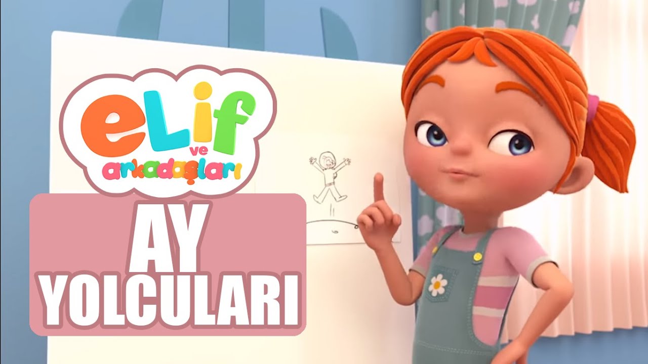 Elif ve Arkadaşları - Bölüm 5 - Ay Yolcuları - TRT Çocuk Çizgi Film