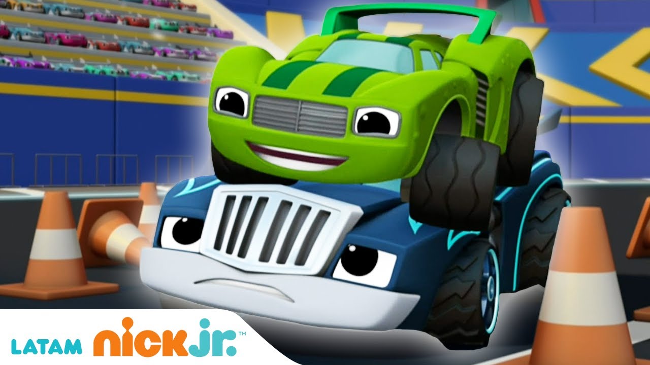 Blaze and the Monster Machines | Lo mejor de Crusher y Pickle - parte 3 | Nick Jr.