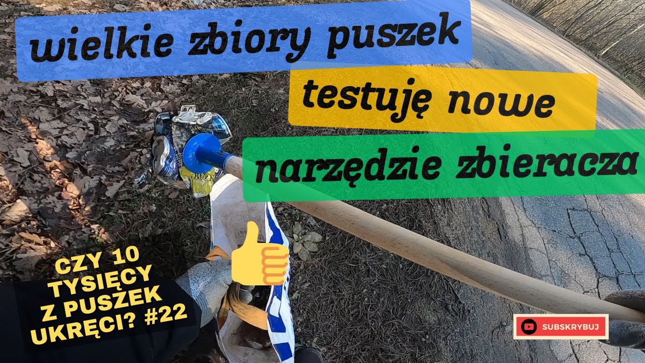 Zbieram puszki w krzakach i rowach nowym 