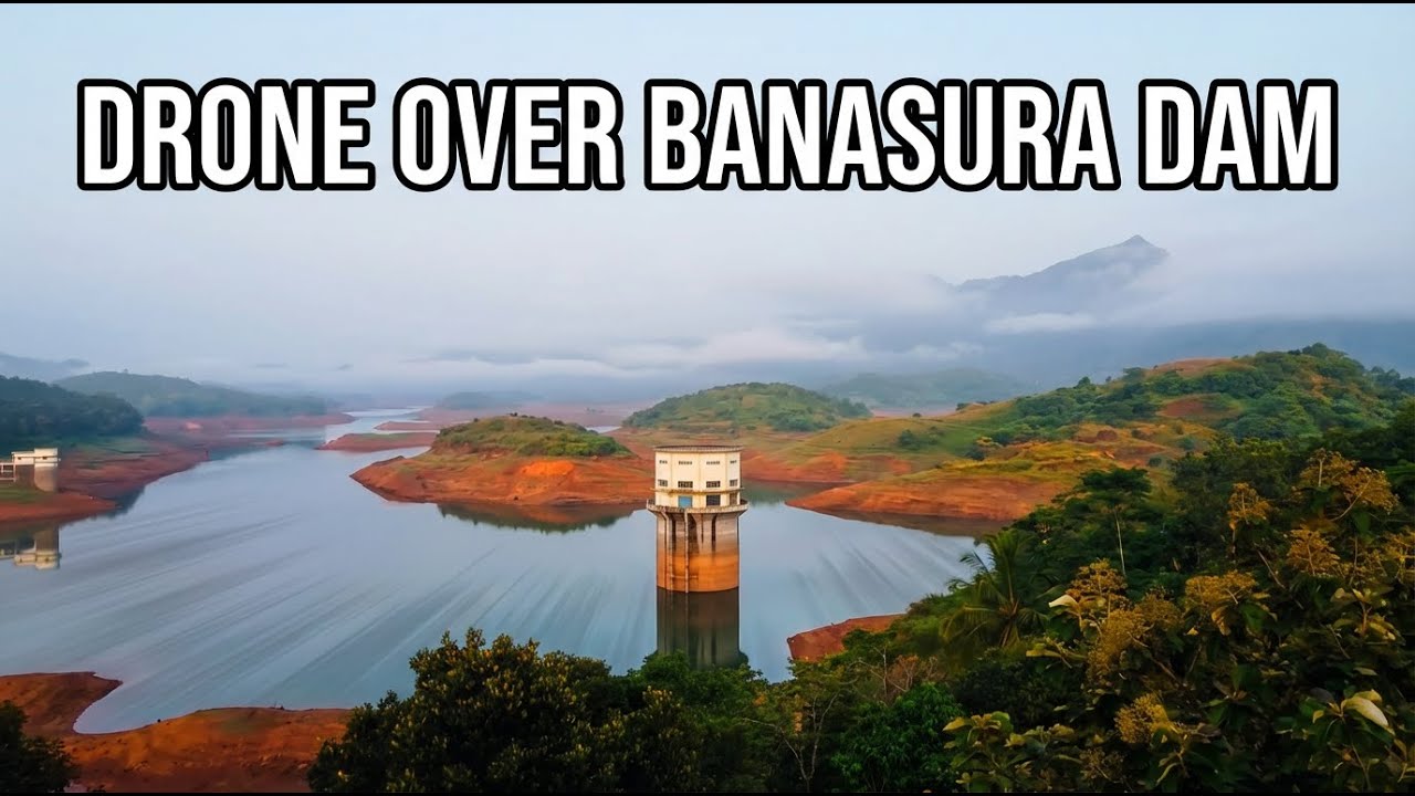 DJI Mini 2 SE drone - Wayanad Banasura Sagar Dam view - unedited