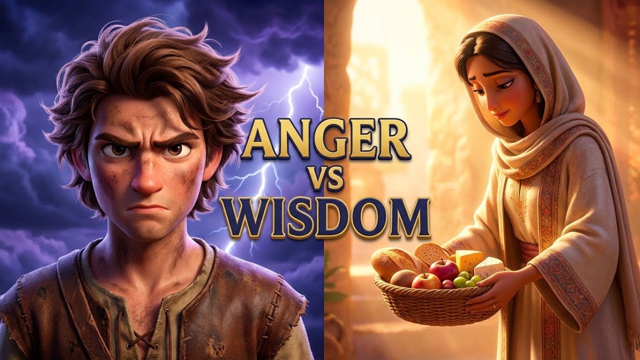 The Story David, Nabal and Abigail ⚔️🌿 Anger vs Wisdom.