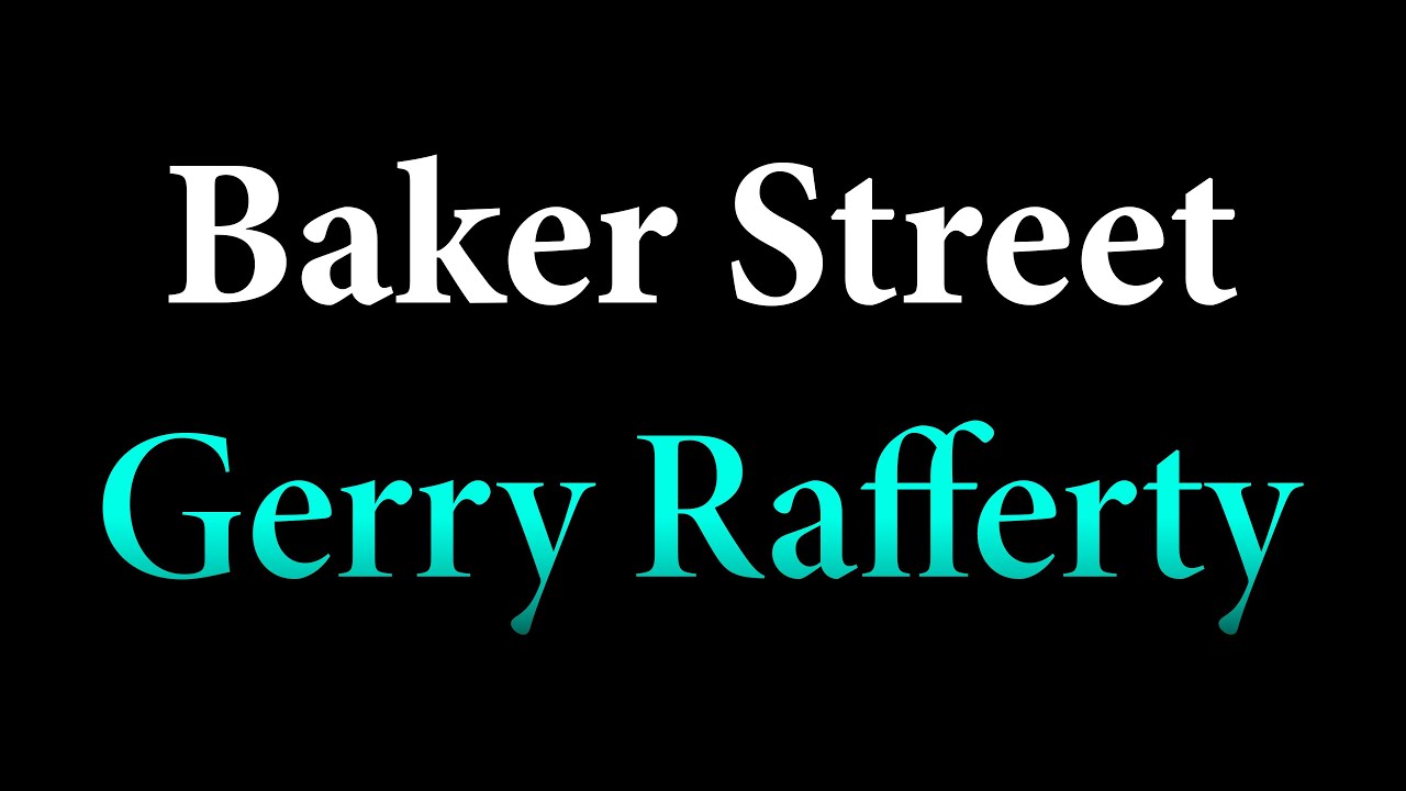 Baker Street KARAOKE - Gerry Rafferty