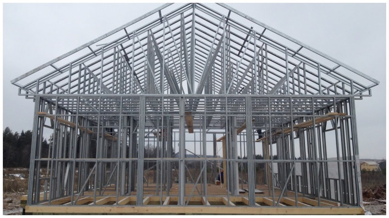 Light gauge steel frame building system for low cost housing projects