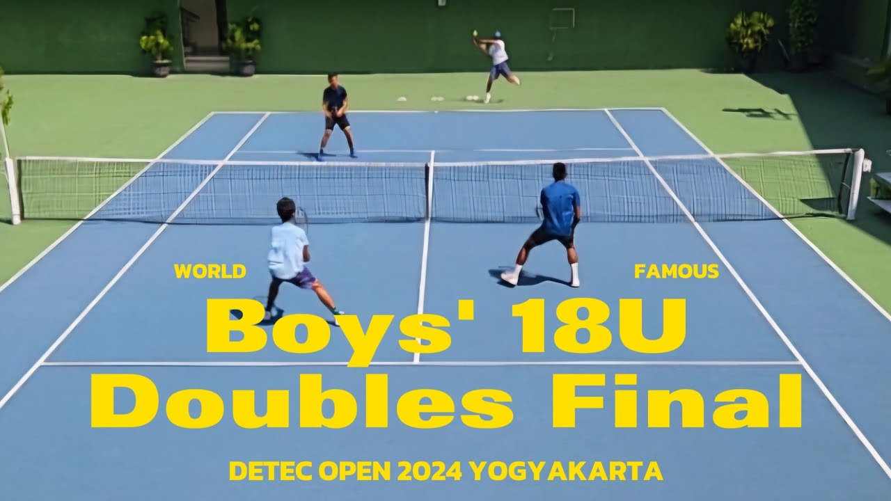 Detec Open 2024 Yogyakarta - Boys' 18U Doubles Final | National Junior Tennis Tournament | SET 1