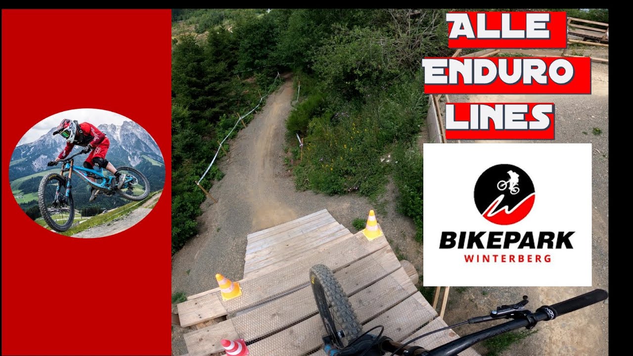 4 Enduro Strecken | Alle neuen Enduro Lines im Bikepark Winterberg - Full Run Raw - Der Drop geht