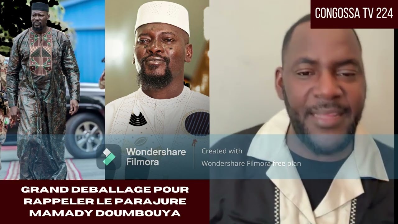 GRAND DEBALLAGE POUR RAPPELER LE PARAJURE MAMADY DOUMBOUYA