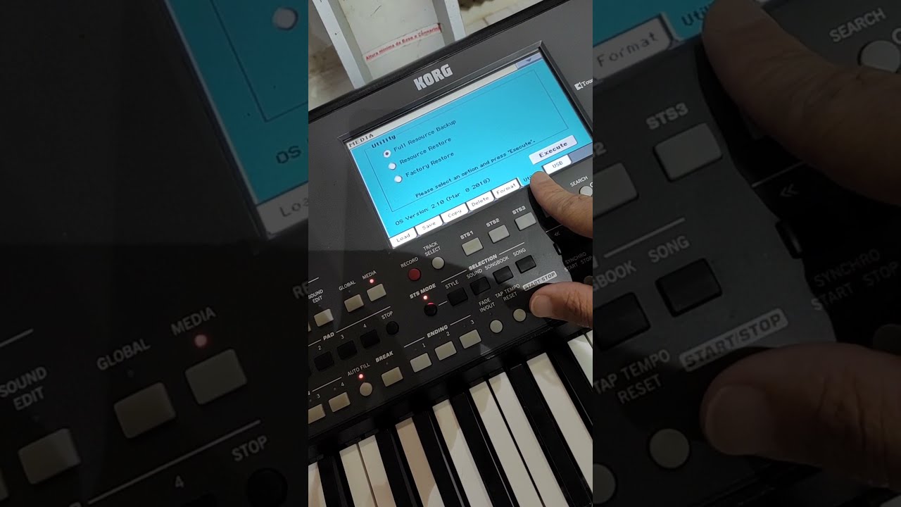 DICA DE COMO RESETAR O TECLADO - KORG PA600