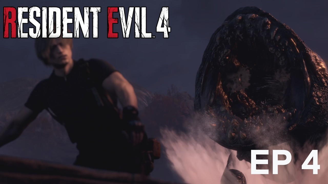 WE CAUGHT A BIG ONE | Resident Evil 4 - Ep 4