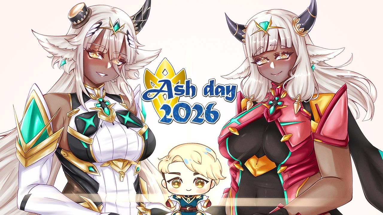 Welcome to Ash Day 2026!! Gift Sharing with her VA 🐮✨