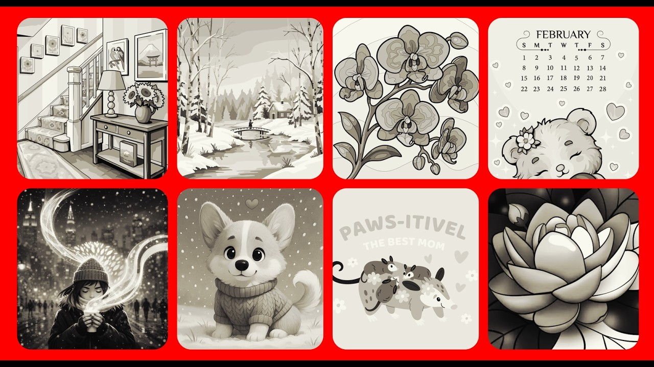 Color by Number Picture Collage Hey Color app 