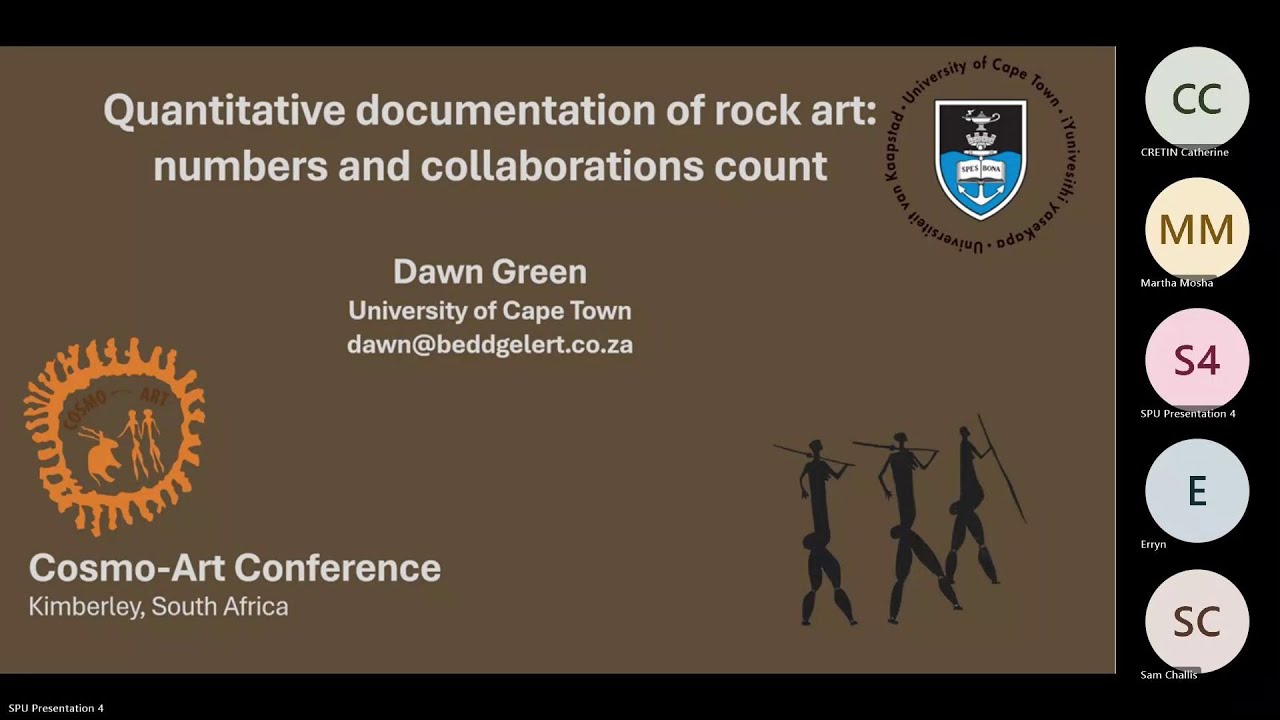 Session 2 – Green – Quantitative documentation of rock art: numbers and collaborations count
