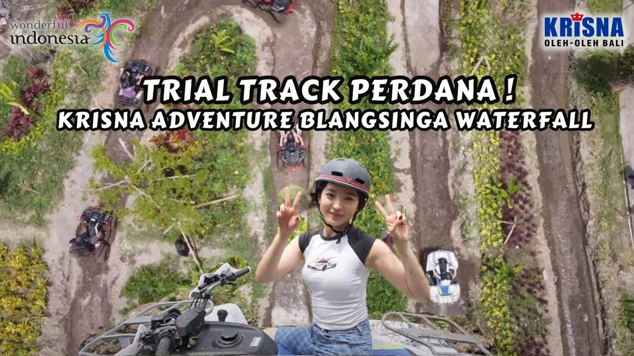 NATASHA WILONA HAPPY BANGETTT MAIN FUN ATV DI KRISNA ADVENTURE BLANGSINGA WATERFALL !!!