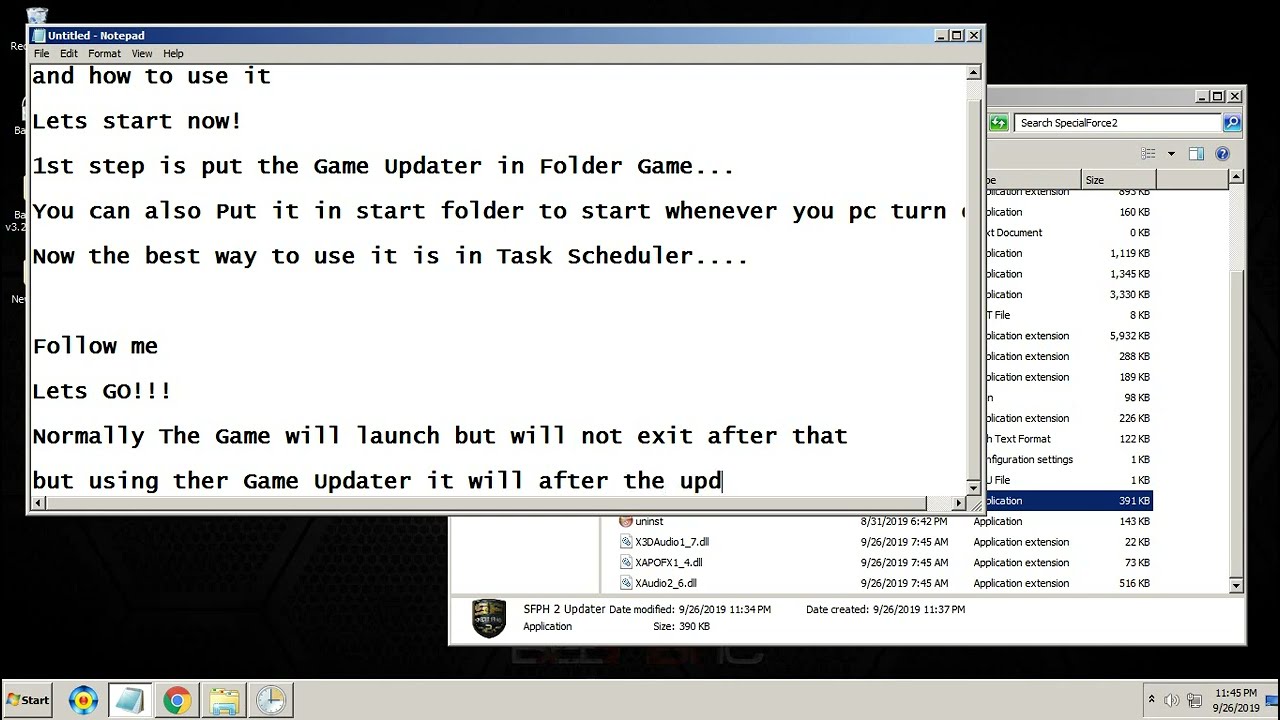 Game Updater by VANHEARTNET