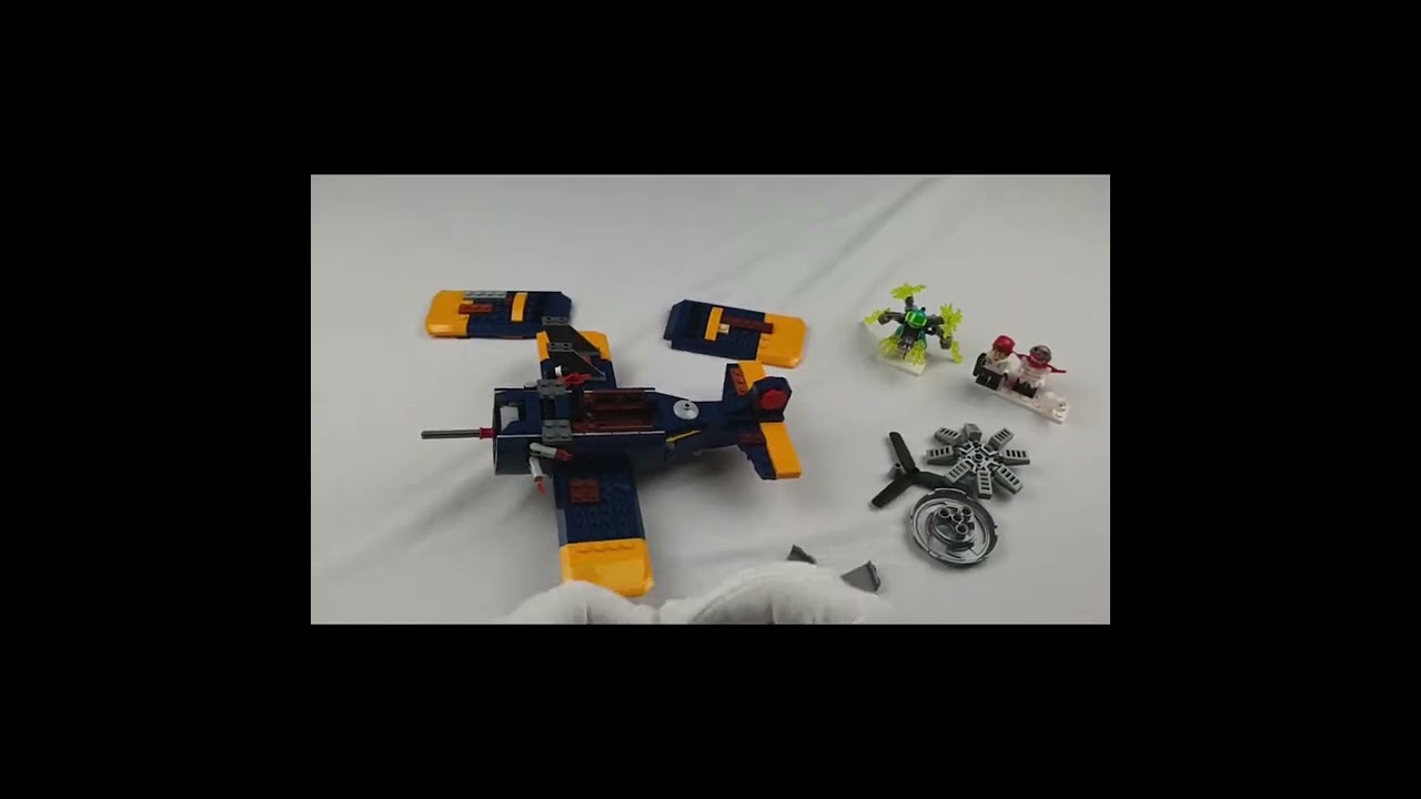 Modify the SetN38 70429 Lego El Fuego's Stunt Plane Step1 Short