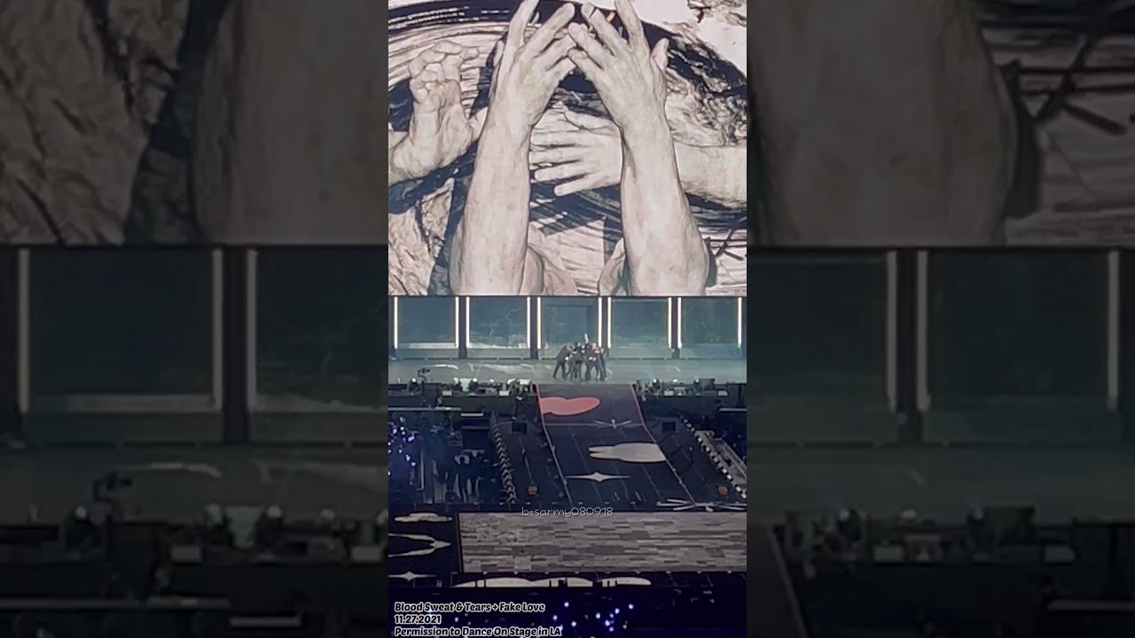 121127 - BLOOD SWEAT & TEARS + FAKE LOVE - Permission to Dance on Stage LA Day 1
