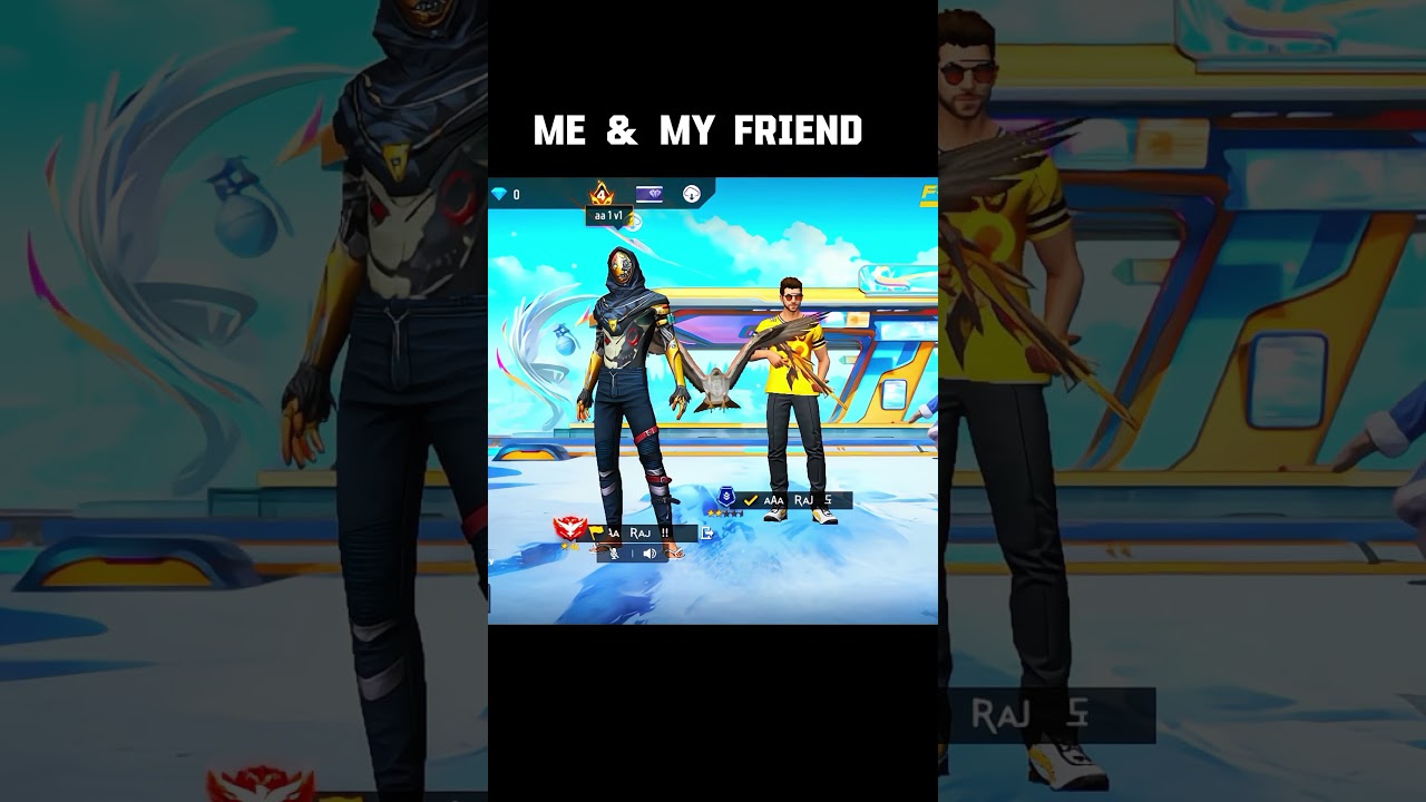 me & my friend 🥶 #frefiremax #foryou #trending
