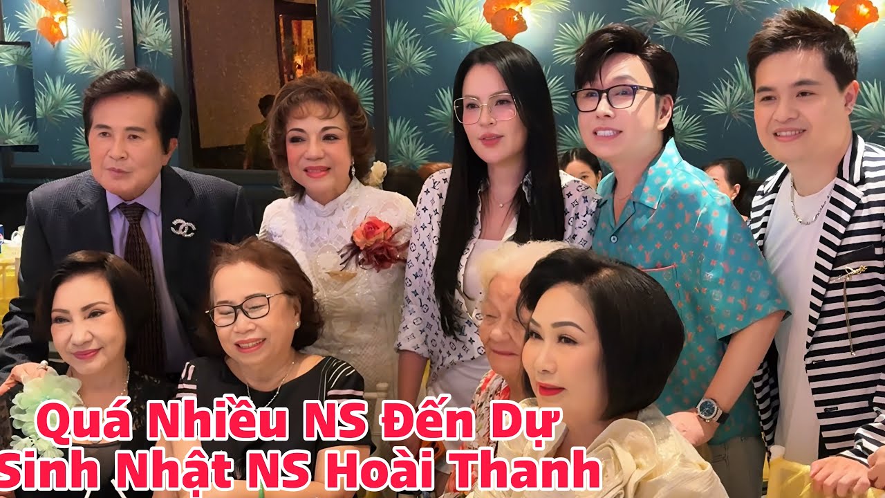 Hoa Hậu Phương Lê - NSUT Vũ Luân Và Rất nhiều NS Đến Tham Dự Sinh Nhật NS Hoài Thanh Và Đỗ Quyên 