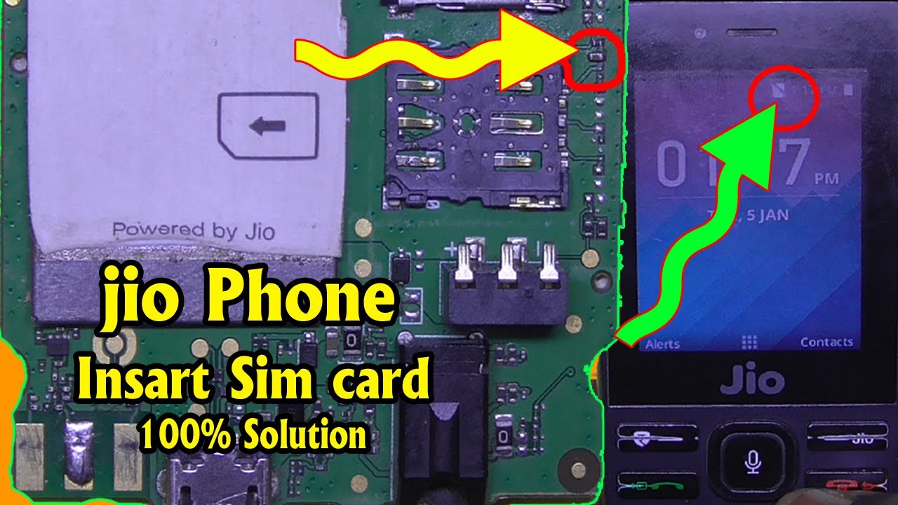 jio phone insert sim solution | F120B Insart Sim Solution 100% Working Method - By Online Technology
